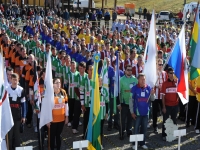 Delegações perfiladas abertura