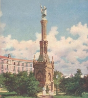 MADRID   Monumento á  Colón
