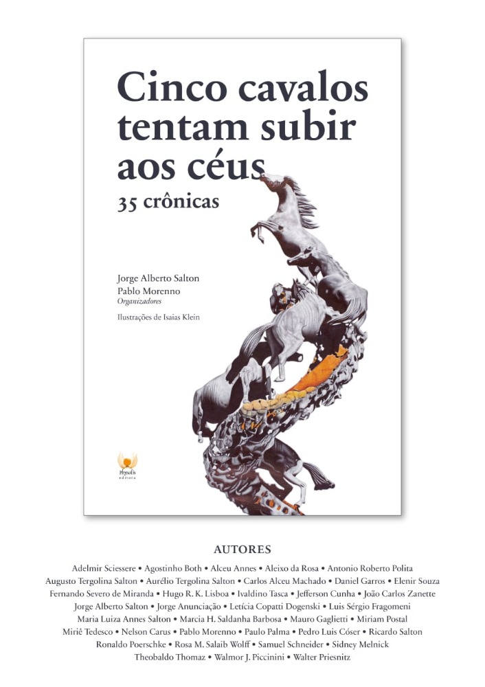 CINCO CAVALOS TENTAM SUBIR AOS CÉUS